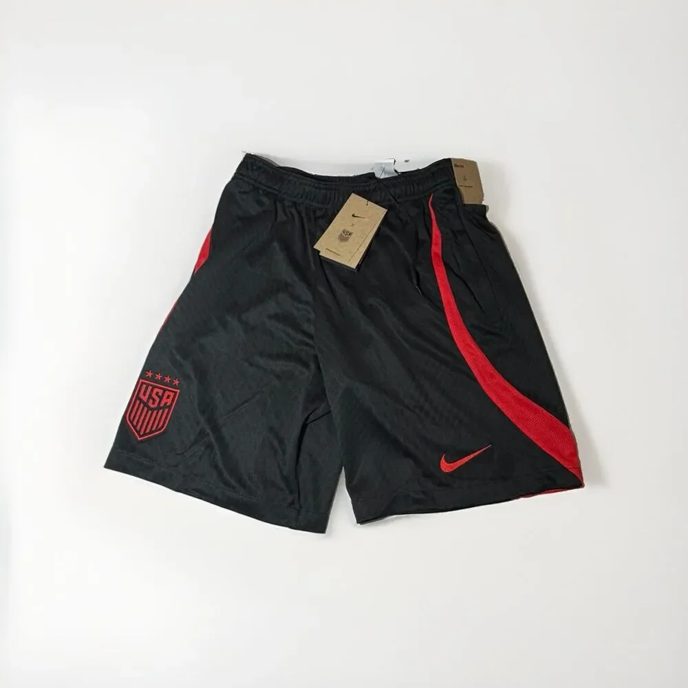 Nike USA Soccer Dri-FIT Academy Shorts Black Red Men’s Small NWT